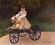 Claude Monet Jean Monet on his Hobby Horse Spain oil painting artist
